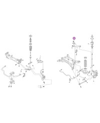 SILENTBLOC RENFORCE TRIANGLES ARRIERE SUPERIEUR 350Z NISMO