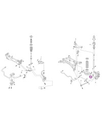 SILENTBLOC RENFORCE CHASSE PORTE MOYEU ARRIERE 350Z NISMO