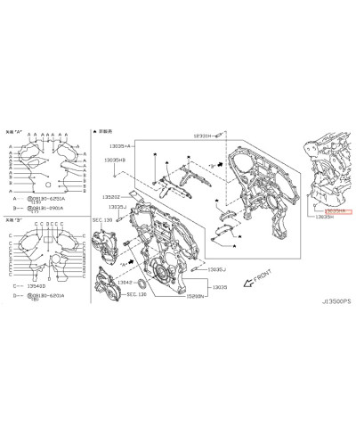 JOINT TORIQUE VQ NISSAN