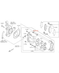 COULISSEAU HAUT ETRIER 350Z 370Z NISSAN
