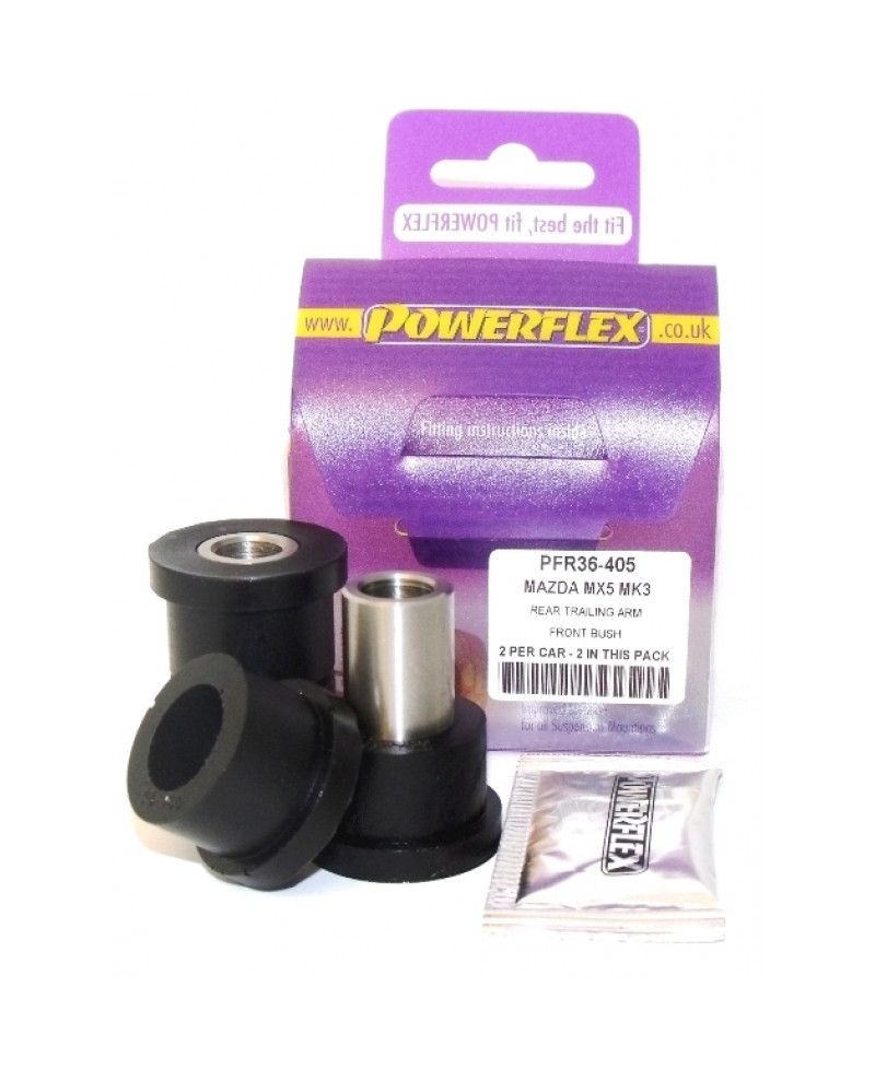 SET SILENTBLOCS AVANT TIRANT CHASSE ARRIERE RX8 POWERFLEX