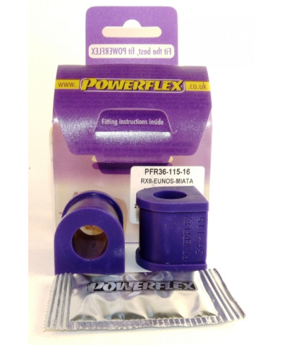 SET SILENTBLOCS BARRE ANTI ROULIS ARRIERE RX8 POWERFLEX