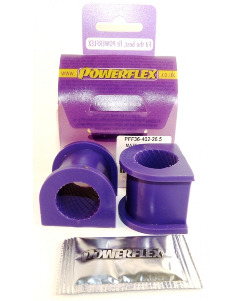 SET SILENTBLOCS BARRE ANTI ROULIS AVANT RX8 POWERFLEX