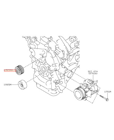 GALET COURROIE ACCESSOIRE GTR R35
