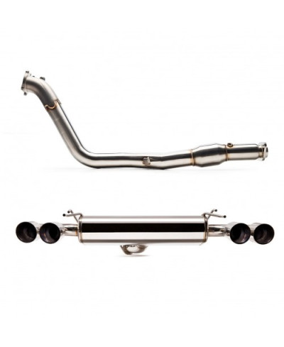CATBACK DOWN PIPE 3" INOX SUBARU HATCHBACK 08+ COBB