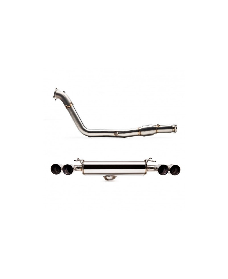 CATBACK DOWN PIPE 3" INOX SUBARU HATCHBACK 08+ COBB