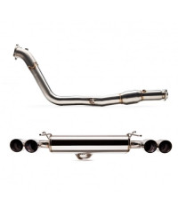 CATBACK DOWN PIPE 3" INOX SUBARU HATCHBACK 08+ COBB