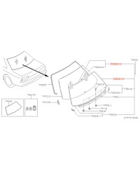 ENJOLIVEUR LUNETTE ARRIERE R32 NISSAN