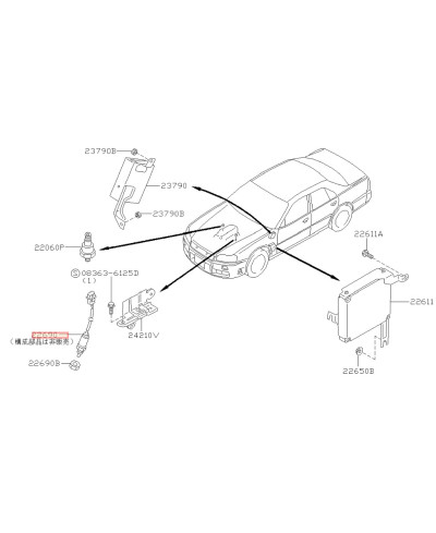 SONDE LAMBDA R34 GTT RB25 NEO NISSAN