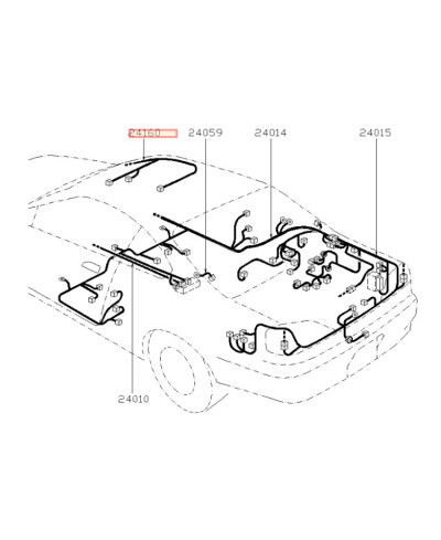 FAISCEAU PLAFONNIER S15 NISSAN