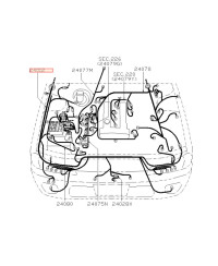 FAISCEAU BAIE MOTEUR S15 NISSAN