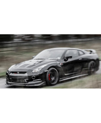 SPOILER AVANT CARBONE REFROIDISSEMENT FREINS GTR R35 07-11 KNIGHT RACER