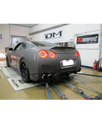 DIFFUSEUR ARRIERE HYBRID CARBONE SPEC R GTR R35 09-11 KNIGHT RACER