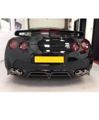 DIFFUSEUR ARRIERE HYBRID CARBONE SPEC R GTR R35 09-11 KNIGHT RACER
