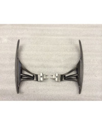 SET PALETTES AU VOLANT CARBONE GTR R35 14-17 KR