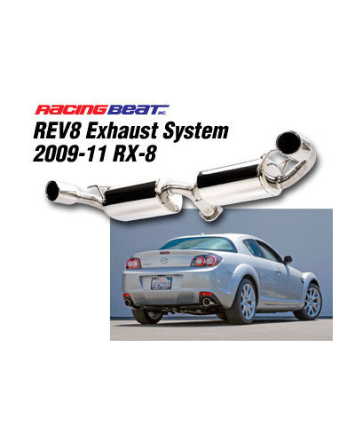 SILENCIEUX DOUBLE RX8 08-11 RACING BEAT