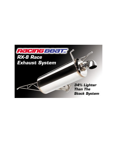 CATBACK RACE RX8 04-08 RACING BEAT