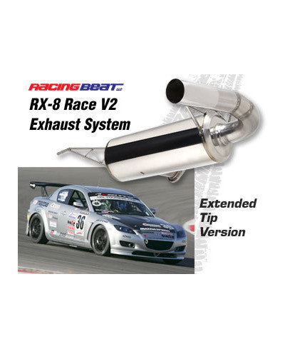 CATBACK RACE V2 SORTIE LONGUE RX8 04-08 OU R3 RACING BEAT