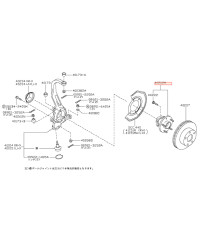 ROULEMENT ROUE AVANT 350Z