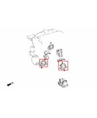 KIT SUPPORTS MOTEUR ET BOITE RENFORCES 350Z HARDRACE