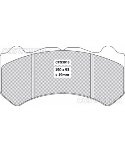 PLAQUETTES AVANT GTR COSWORTH