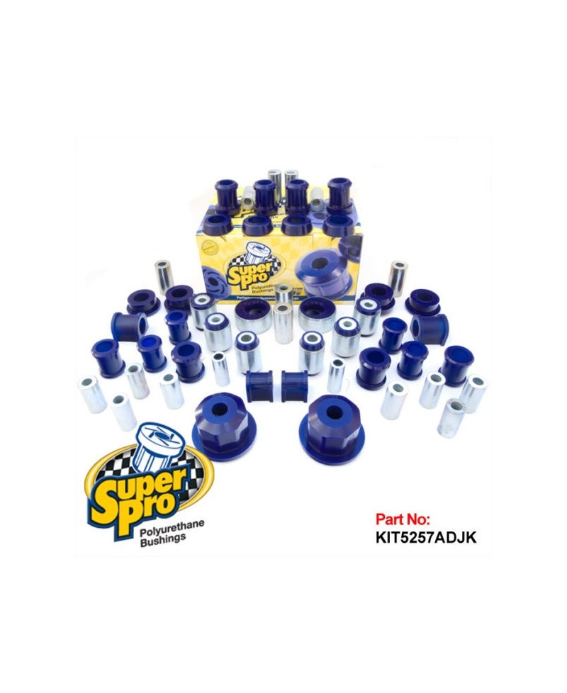 KIT SILENTBLOCS RENFORCES TRAIN AVANT / ARRIERE REGLABLE RX8 SUPERPRO