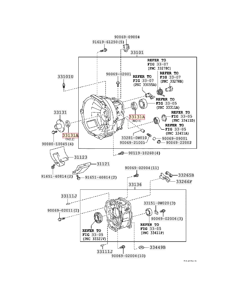 JOINT SPI GUIDE DE BUTEE 2JZGTE V160 TOYOTA