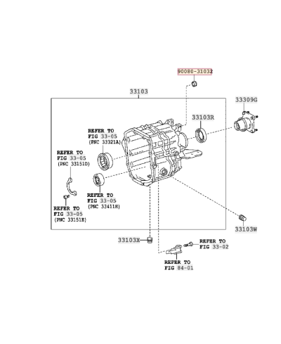 JOINT SPI COMMANDE BOITE  2JZGTE V160 TOYOTA