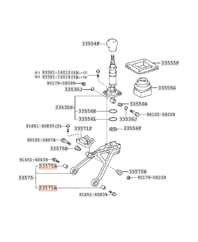 SILENTBLOC COMMANDE BOITE  2JZGTE V160 TOYOTA