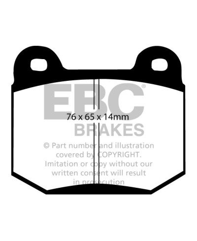 PLAQUETTES ARRIERE 350Z EBC