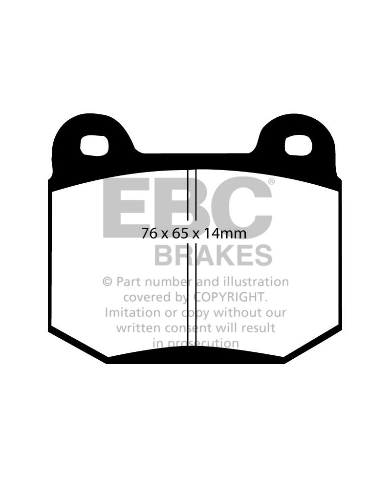 PLAQUETTES ARRIERE 350Z EBC