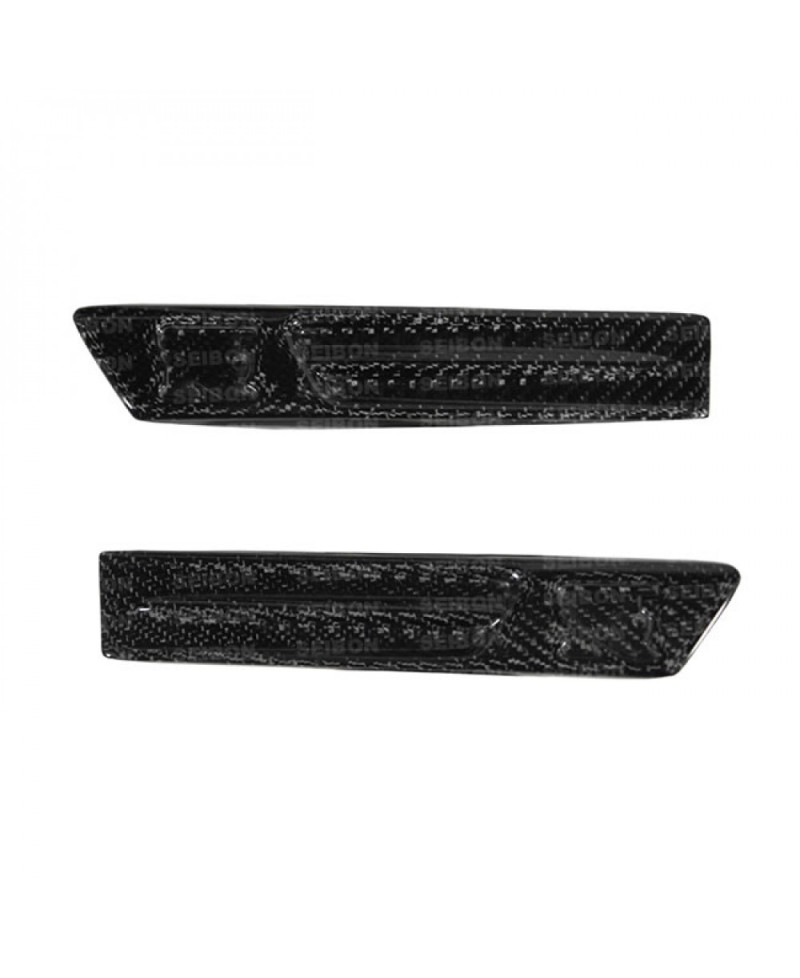 EMBLEMES AILES AVANT CARBONE GTR R35 SEIBON