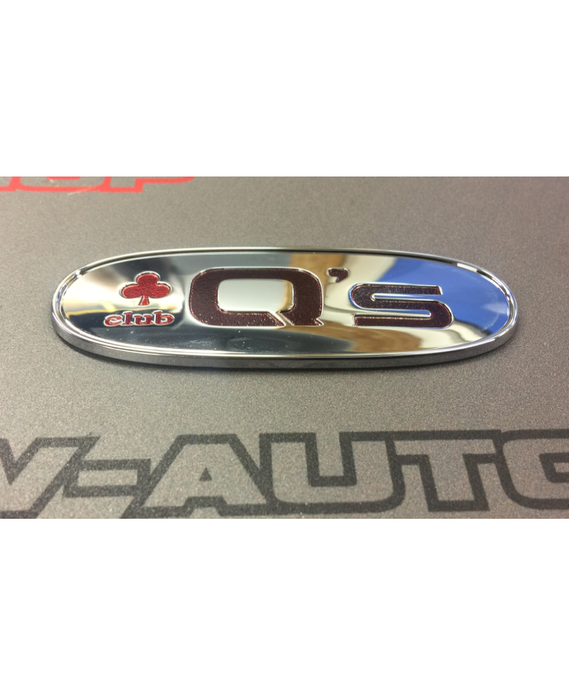 Emblème "Q's" club trèfle rouge NISSAN S13 S14 S15