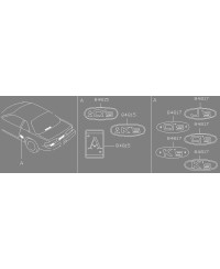 EMBLEME " Q's " S13 S14 S15 NISSAN