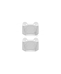 PLAQUETTES ARRIERE 350Z BREMBO FERODO