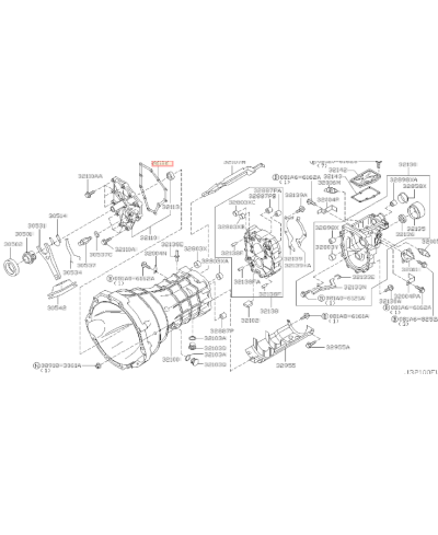 JOINT GUIDE DE BUTEE BOITE 350 Z33 