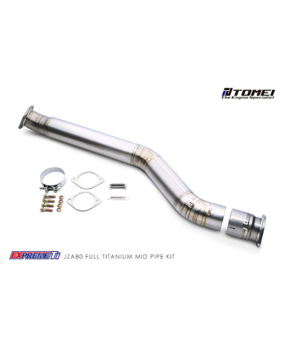 MIDDLE PIPE 4" TITANIUM SUPRA MKIV TOMEI