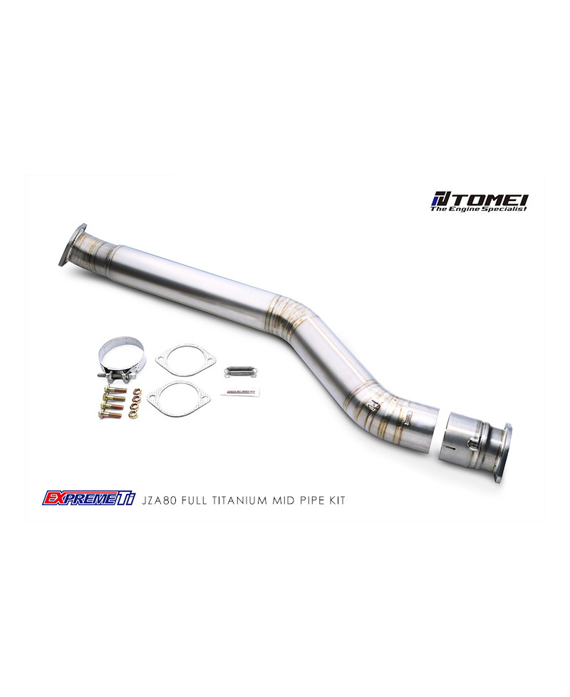MIDDLE PIPE 4" TITANIUM SUPRA MKIV TOMEI