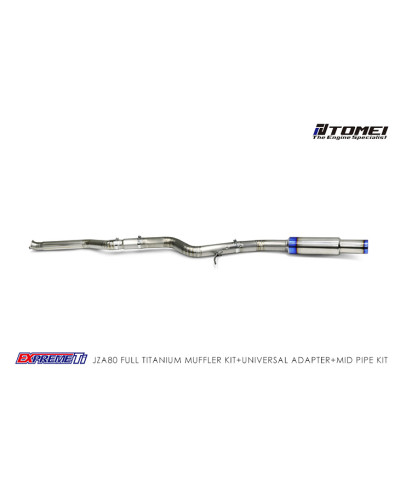 ADAPTATEUR 4" TITANIUM SUPRA MKIV TOMEI