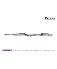 ADAPTATEUR 4" TITANIUM SUPRA MKIV TOMEI