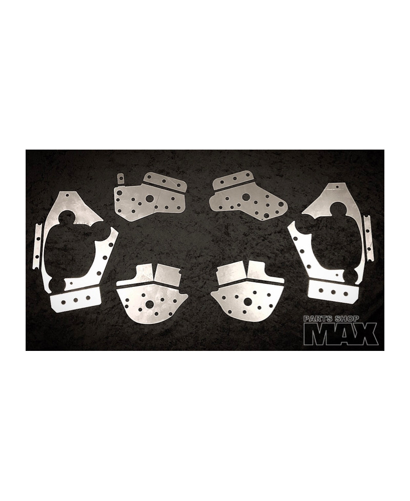 SET PLAQUES RENFORTS CHASSIS ARRIERE E36 MAX