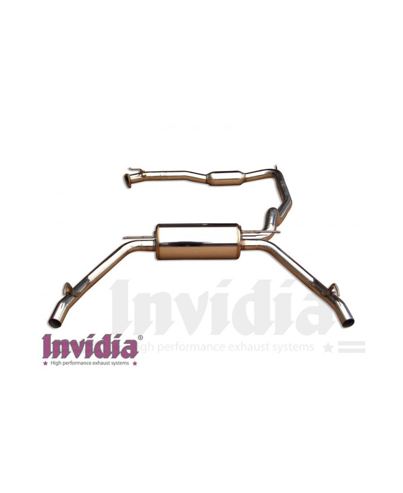 CATBACK Q300TL CIVIC 3 5 PORTES FN1 INVIDIA
