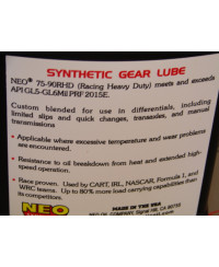 HUILE DE BOITE ET PONT AUTOBLOQUANT 75W90 NEO