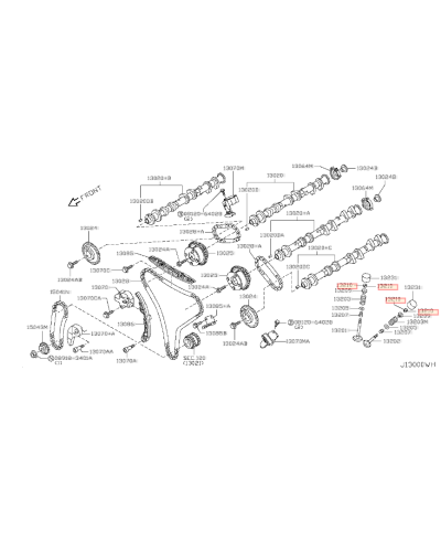 CLAVETTE SOUPAPE  MOTEUR VQ35DE VQ35HR  NISSAN