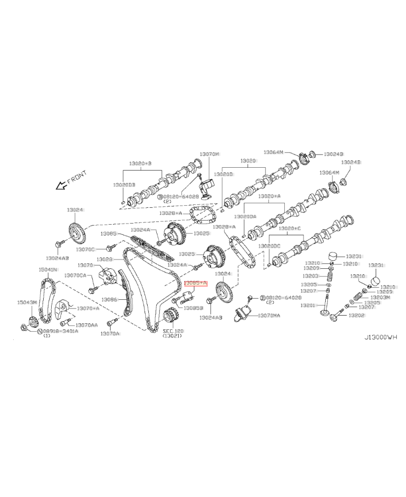 GUIDE CHAINE DISTRIBUTION GTR R35 NISSAN 