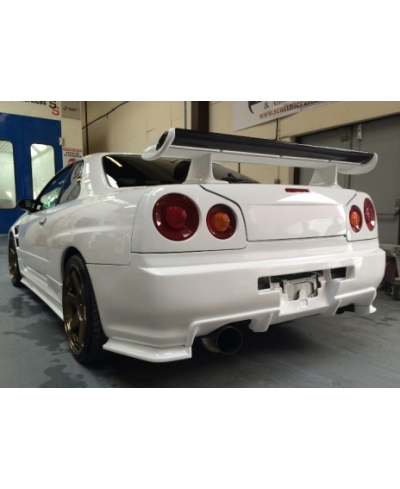 PARE CHOC ARRIERE FIBRE TYPE GTR R34 