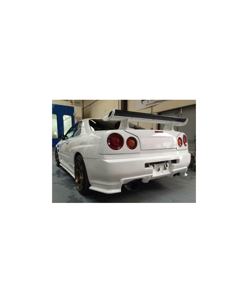 PARE CHOC ARRIERE FIBRE TYPE GTR R34 