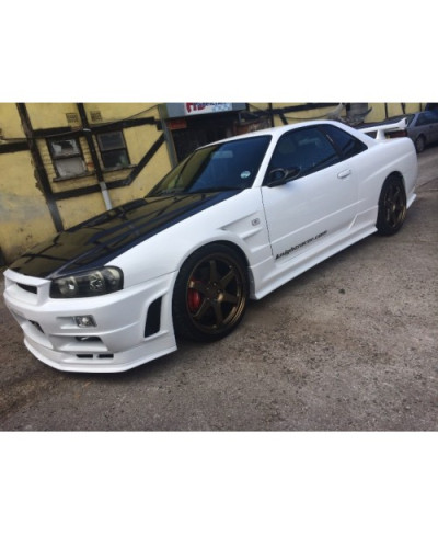 PARE CHOC ARRIERE FIBRE TYPE GTR R34 