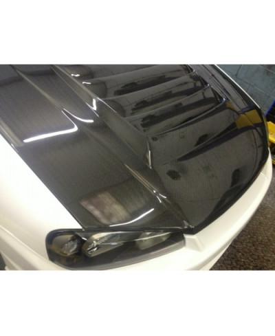 CAPOT CARBONE TYPE GTR R34 