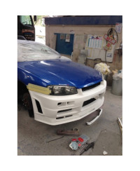 PARE CHOC AVANT FIBRE TYPE GTR R34 